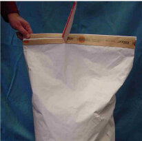 Strippsackausführung bei Papiersack mit PE-Innensack